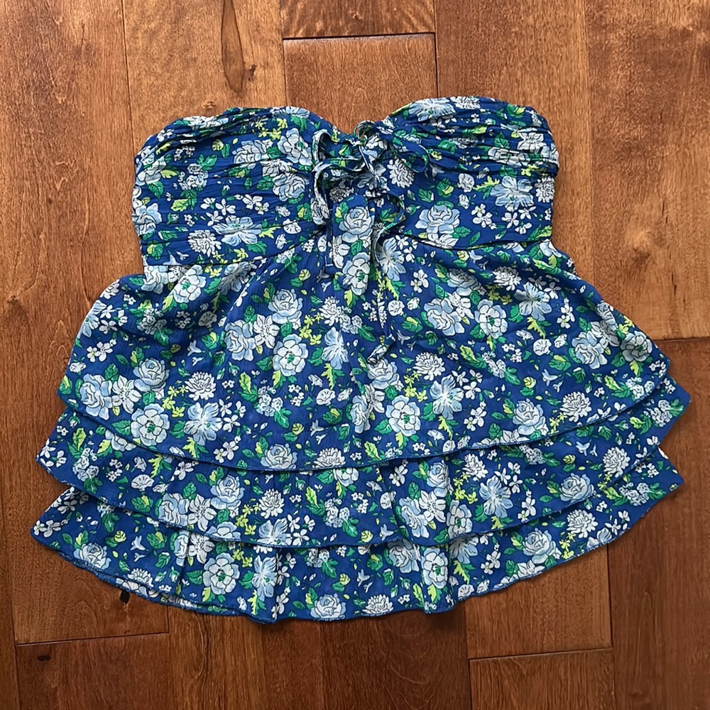 Abercrombie & Fitch - floral tube top in S